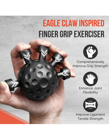 Kit de Entrenador de Fuerza de Agarre TEAWOO 4 en 1 Ajustable