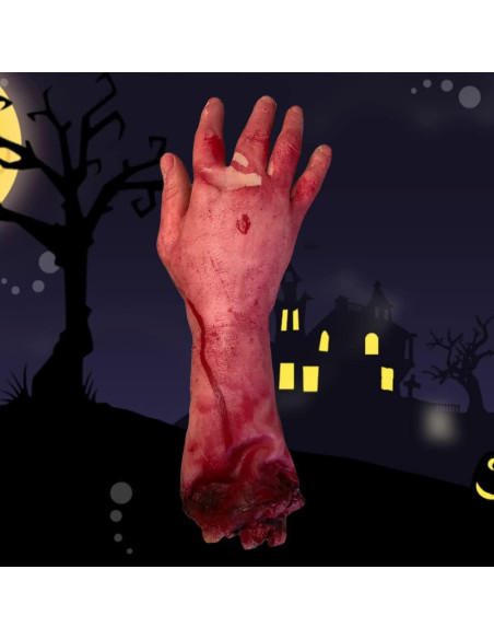 Mano Falsa de Halloween MAGICLULU 2 Piezas 30x12 cm Goma