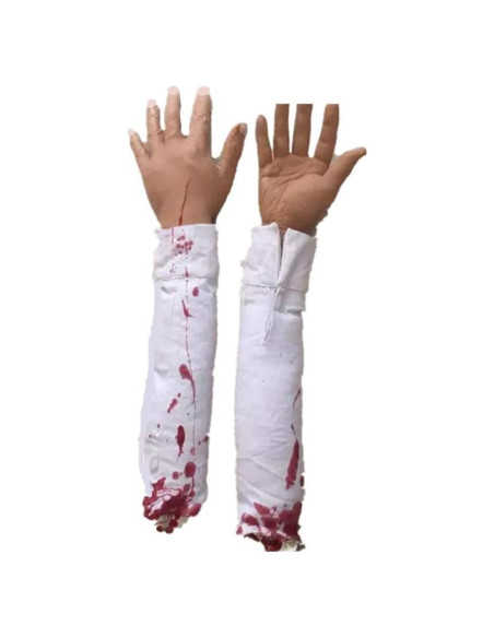 Decoración Halloween Aweilan Mano Cortada Realista 55cm
