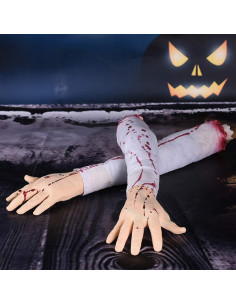 Decoración Halloween Aweilan Mano Cortada Realista 55cm 2
