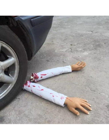 Decoración Halloween Aweilan Mano Cortada Realista 55cm