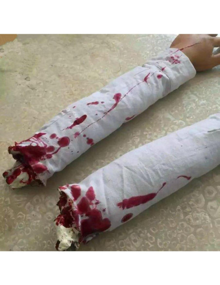 Decoración Halloween Aweilan Mano Cortada Realista 55cm