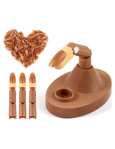 Set de Práctica de Uñas Acrílicas 3PCS con Base y 100 Puntas