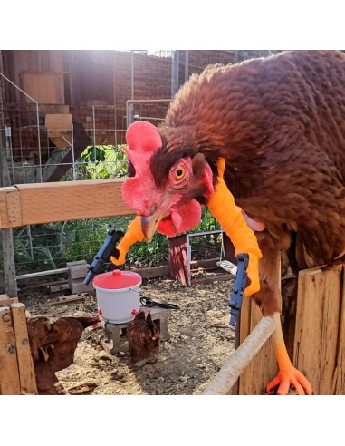 Brazo Falso de Pollo con Decoración de Arma LUOBEIYAOHL Amarillo
