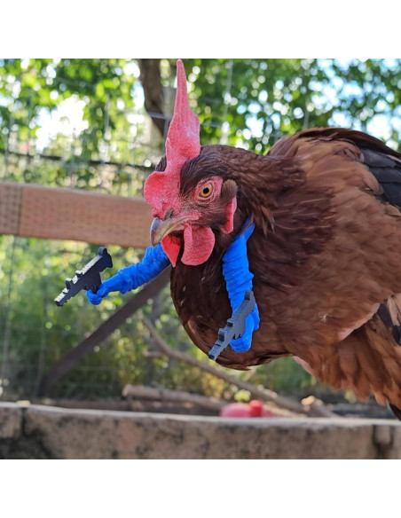 Brazo Falso de Pollo con Decoración de Arma LUOBEIYAOHL Amarillo