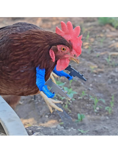 Brazo Falso de Pollo con Decoración de Arma LUOBEIYAOHL Amarillo