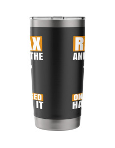 Taza Aislada de Acero Inoxidable 20 oz Negra para Amputados 2