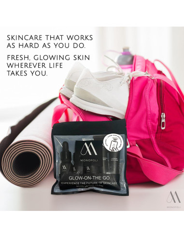 Kit de Cuidado Facial Monopoli Skin | 15 Productos Viaje