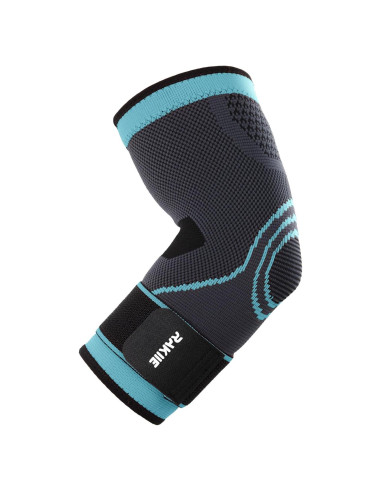 Manga de Compresión para Codo Rakiie Azul Mediano - Alivio Tendinitis