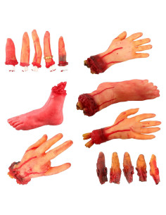 Paquete de 15 partes de cuerpo falso Halloween Sonarun