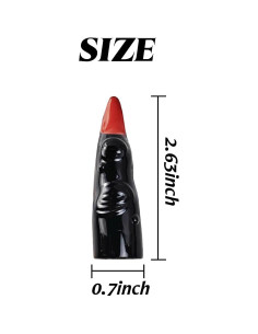 35 Dedos de Bruja de Plástico GXXMEI para Halloween - 5 Colores 2