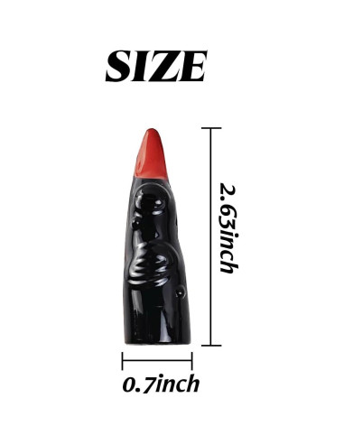 35 Dedos de Bruja de Plástico GXXMEI para Halloween - 5 Colores