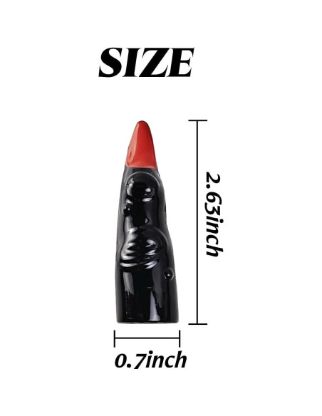 35 Dedos de Bruja de Plástico GXXMEI para Halloween - 5 Colores