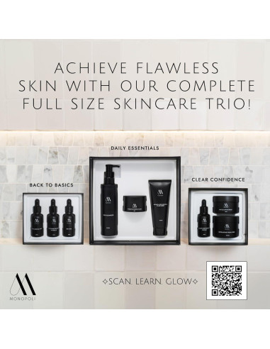Kit de Cuidado Facial Monopoli Skin | 15 Productos Viaje