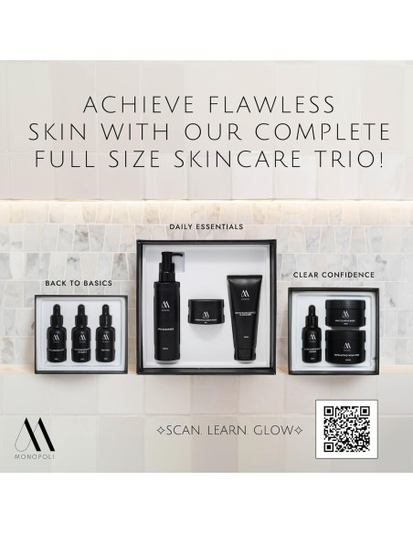 Kit de Cuidado Facial Monopoli Skin | 15 Productos Viaje