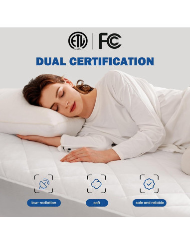 Almohadilla Térmica Doble VALUXE 137x191 cm 10 Niveles Calor