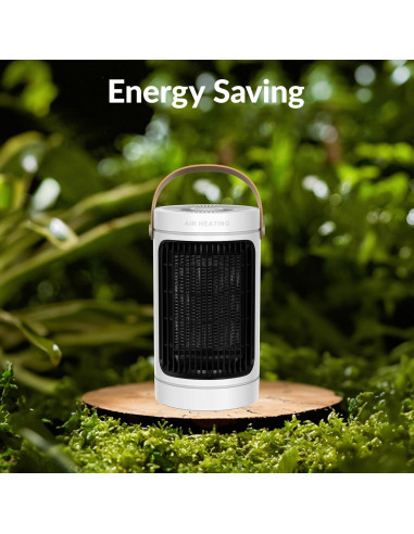 Calentador Eléctrico Portátil ADTARK 1500W con Termostato y Protección