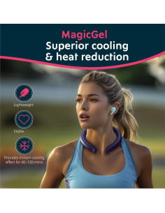 Anillos Refrigerantes para el Cuello Magic Gel - Paquete de 2 2