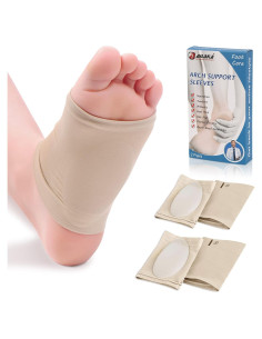 Mangas de Compresión Ailaka 2 Pares Soporte Arco Alivio Dolor