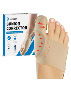 Manga para juanete LEOWEER con gel y ajuste antideslizante