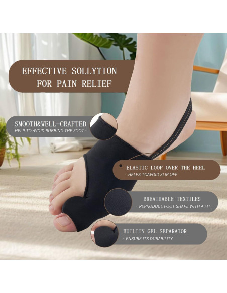 Corrector de Juanetes Peak con Separadores de Silicona - 2 Pcs