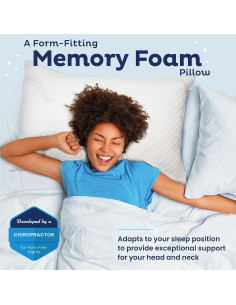 Almohada de Espuma Viscoelástica Snuggle-Pedic Estándar 1.20 kg 2