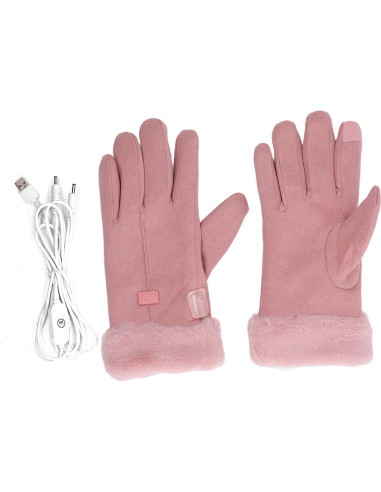 Guantes Calentados Focket para Mujeres - Recargables USB, Térmicos
