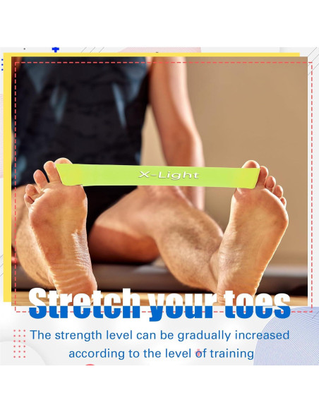 Juego de 5 Bandas de Estiramiento para Dedos WinnerWhy