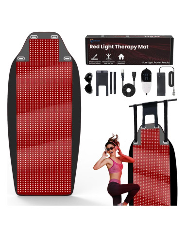 Alfombra de Terapia de Luz Roja Oiameen 188x85cm 1443 LEDs