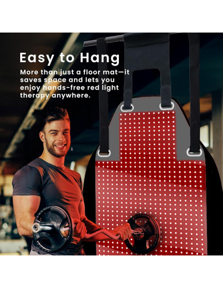 Alfombra de Terapia de Luz Roja Oiameen 188x85cm 1443 LEDs