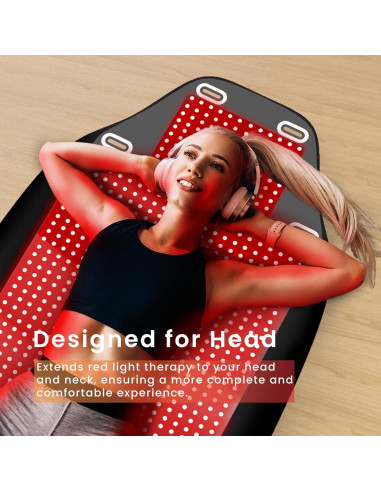 Alfombra de Terapia de Luz Roja Oiameen 188x85cm 1443 LEDs