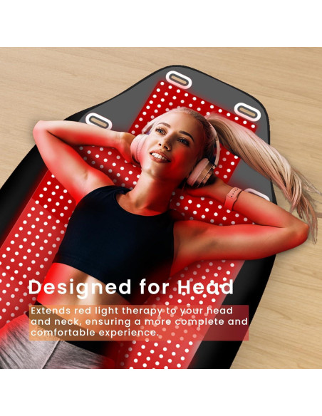 Alfombra de Terapia de Luz Roja Oiameen 188x85cm 1443 LEDs