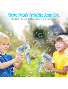 Set de 2 Pistolas de Burbujas Kid Odyssey con 4 Recargas 2