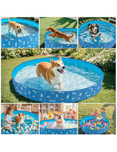 Piscina Plegable para Perros y Niños PY SUPER MODE 0.99 kg