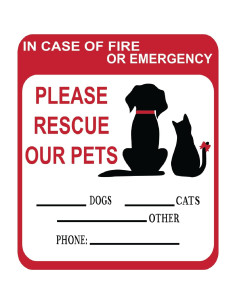 Alarma de Emergencia para Mascotas CS1414-2PK - 12.7x17.8cm 2