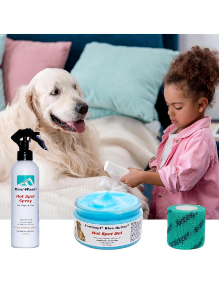 Forticept Maxi Wash Spray 236.6 ml para Cuidado de Heridas en Mascotas Forticept Maxi Wash Spray 236.6 ml para Cuidado de Heridas en Mascotas