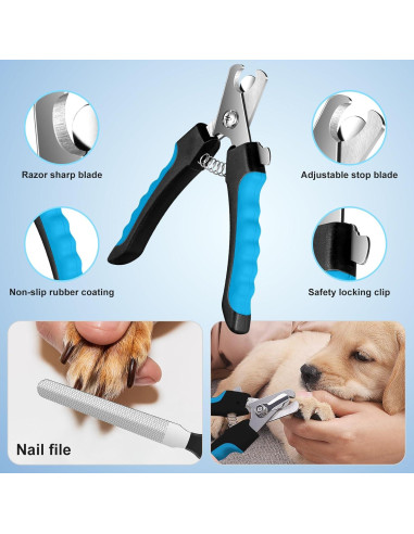 Juego de Tijeras de Aseo para Perros Odoland - Kit Completo