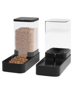 Dispensador Automático de Comida y Agua Wefeedy 3.3L Negro