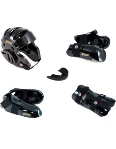 Conjunto de Sparring Deluxe ProForce 8 Piezas Extra Grande Negro 2