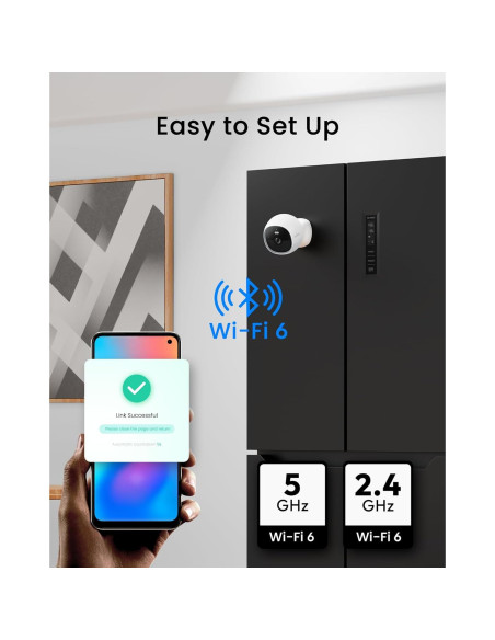 Cámara de Seguridad Inalámbrica Youkey S320 2.5K QHD con WiFi