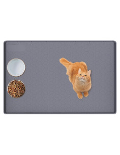 Alfombrilla de Silicona para Comida de Gato Bartuke 86x56cm