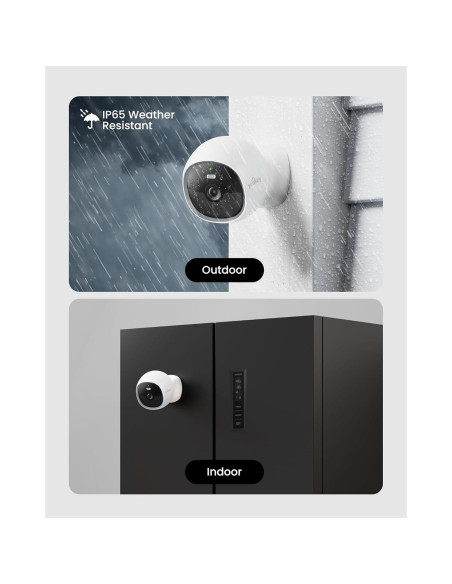 Cámara de Seguridad Inalámbrica Youkey S320 2.5K QHD con WiFi