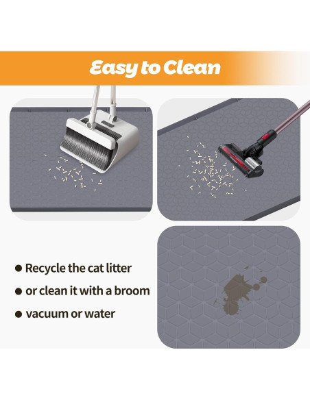 Alfombrilla de Silicona para Comida de Gato Bartuke 86x56cm