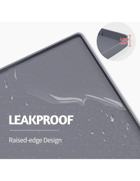 Alfombrilla de Silicona para Comida de Gato Bartuke 86x56cm