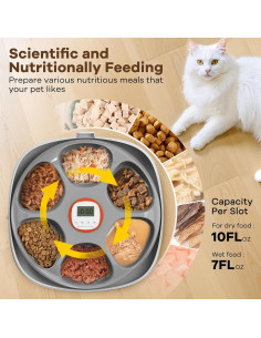 Dispensador Automático de Comida para Gatos Sharper Image 2kg 2