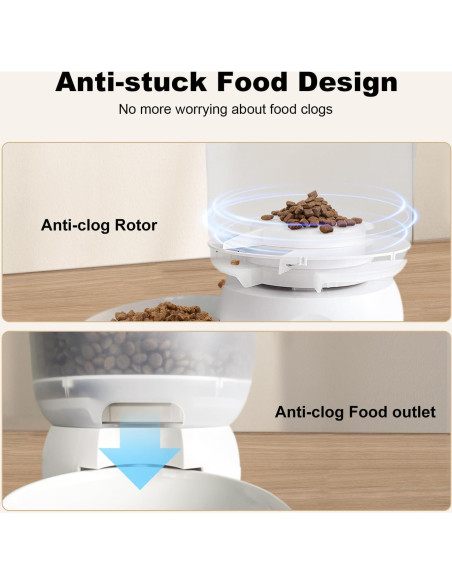 Dispensador Automático de Comida para Gatos Relihom 2.5L Recargable