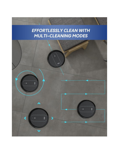 Robot Aspirador 2-en-1 AZQQ H21 4000Pa Control por APP y Alexa