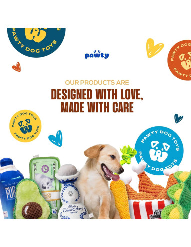 Juguete Interactivo para Perros Pawty Hueso de Cumpleaños Blanco