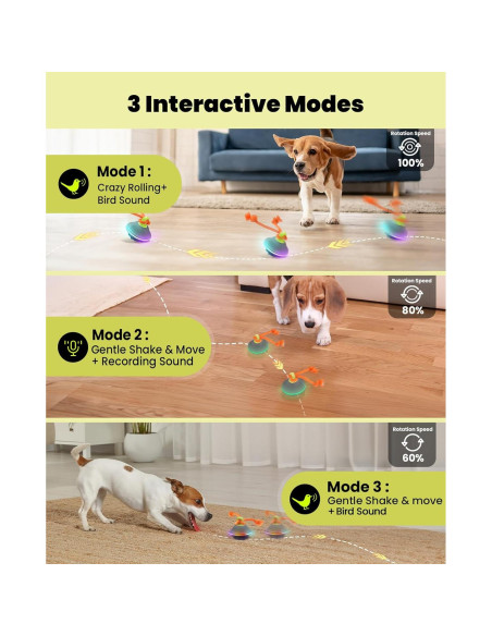 Bola Interactiva para Perros Xeuch XEUCH-BALL Azul 6.6cm