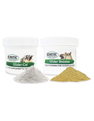 Combo de Vitaminas y Calcio para Gliders de Azúcar Exotic Nutrition